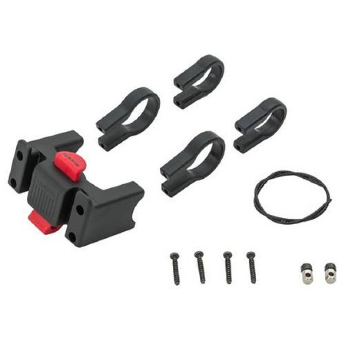 New Looxs Stuurhouder Klickfix ømm + adapter ø31,8mm Zwart - Afbeelding 4