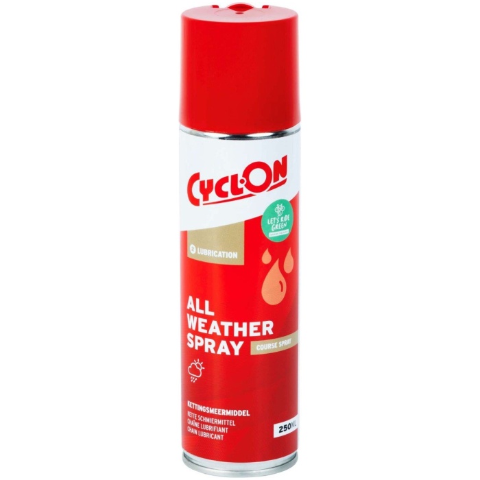 Cyclon All weather spray 250ml Rood