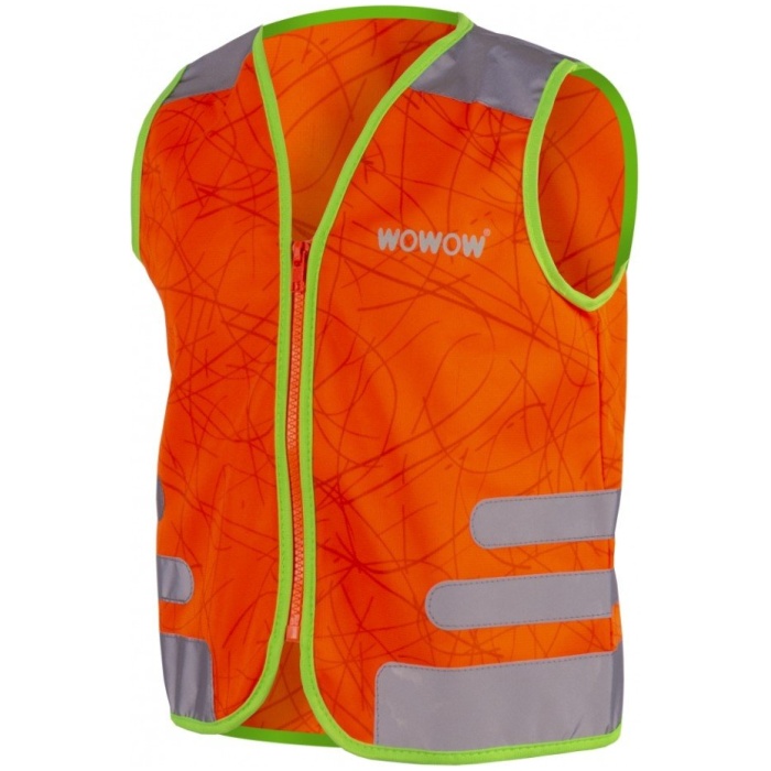 Wowow VEST WW NUTTY REFLECTIE KIND Oranje