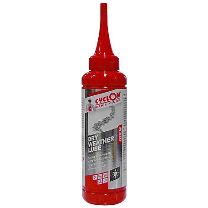 Cyclon Dry Weather Lube 125ml Rood