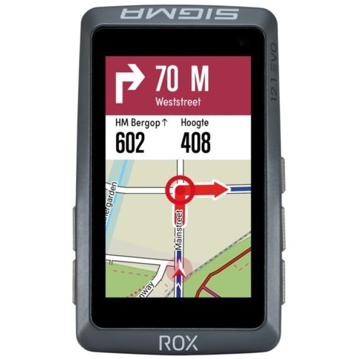 Sigma fietscomputer ROX 12.1 EVO GPS Ba Night Gray