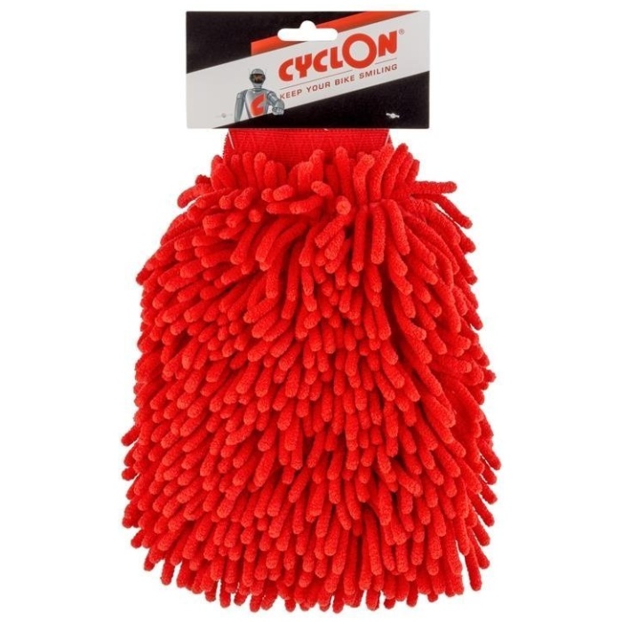 Cyclon Microvezel Washandschoen Rood