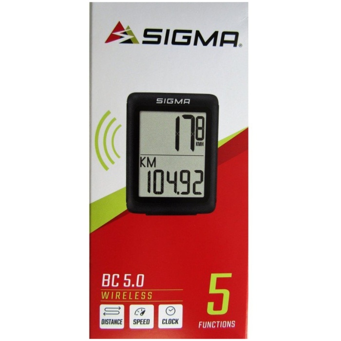 Sigma Fietscomputer Original Bc5.0 Ats Draadloos Zwart - Afbeelding 2
