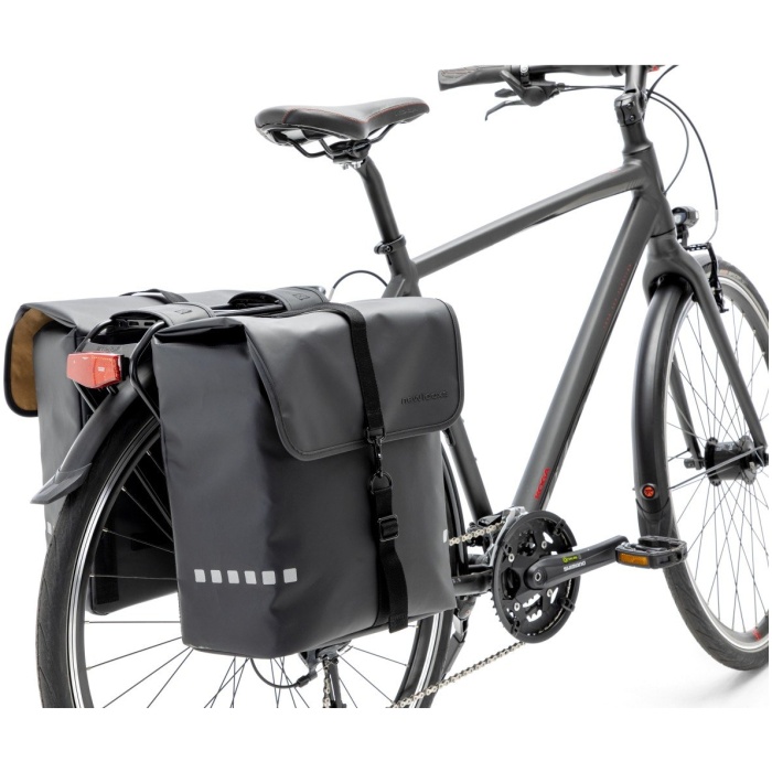 New Looxs fietstas dubbel Odense 39L Zwart - Afbeelding 3