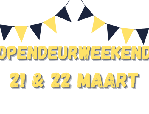 OPENDEURWEEKEND 21 EN 22 MAART
